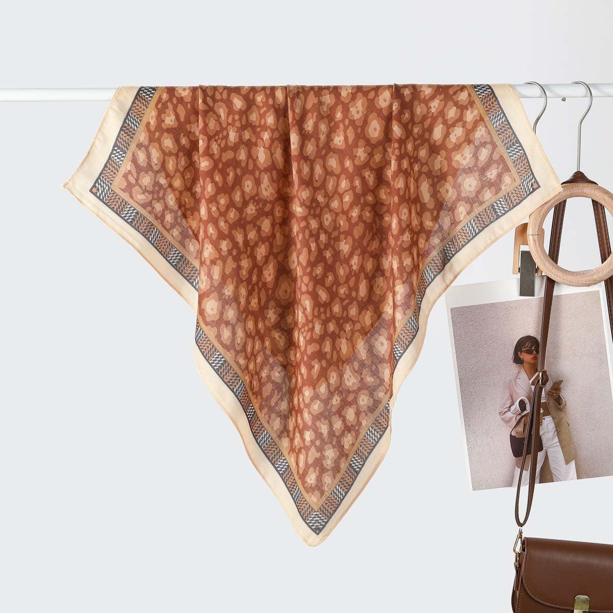 Stylish Clothing Accessories for Every Look – Trendy & Chic Accessories for Women | Modestly Vogue Women Silk Scarf High Grade Velvet Simple Triangular Binder Decoration Small Scarf Live Broadcast - Modestly Vogue 