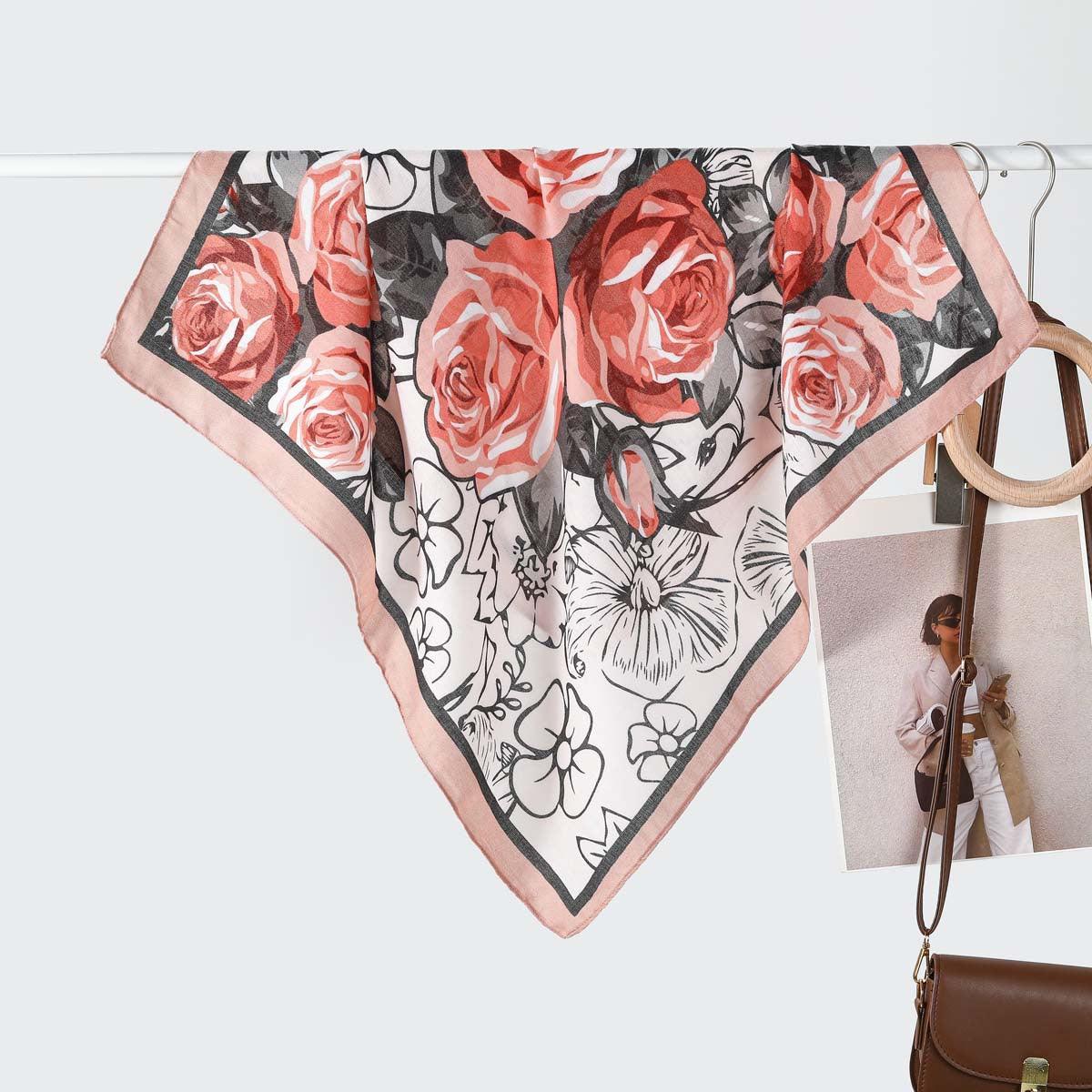 Stylish Clothing Accessories for Every Look – Trendy & Chic Accessories for Women | Modestly Vogue Women Silk Scarf High Grade Velvet Simple Triangular Binder Decoration Small Scarf Live Broadcast - Modestly Vogue 