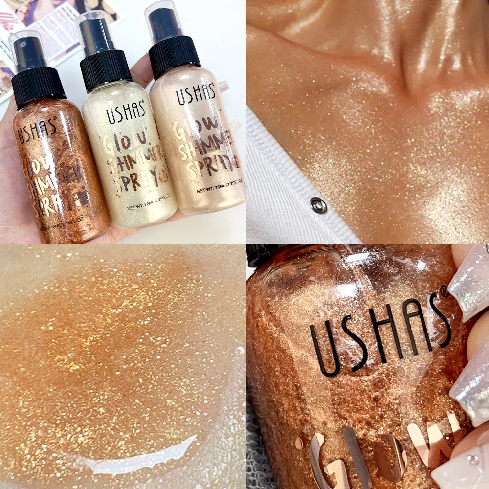 Diamond Liquid Highlight Waterproof High Gloss Glitter Body Bronzer