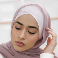 Stylish & Modest Hijabs for Women – Trendy, Elegant Hijab Collection | Modestly Vogue New Stretchy Crisscross Modal Jersey Inner Hijab Hats Muslim - Modestly Vogue 