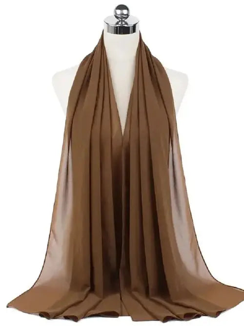 Stylish & Modest Hijabs for Women – Trendy, Elegant Hijab Collection | Modestly Vogue New Fashion Women’s Solid Chiffon Headscarf – Ready to Wear Instant Hijab - Modestly Vogue 