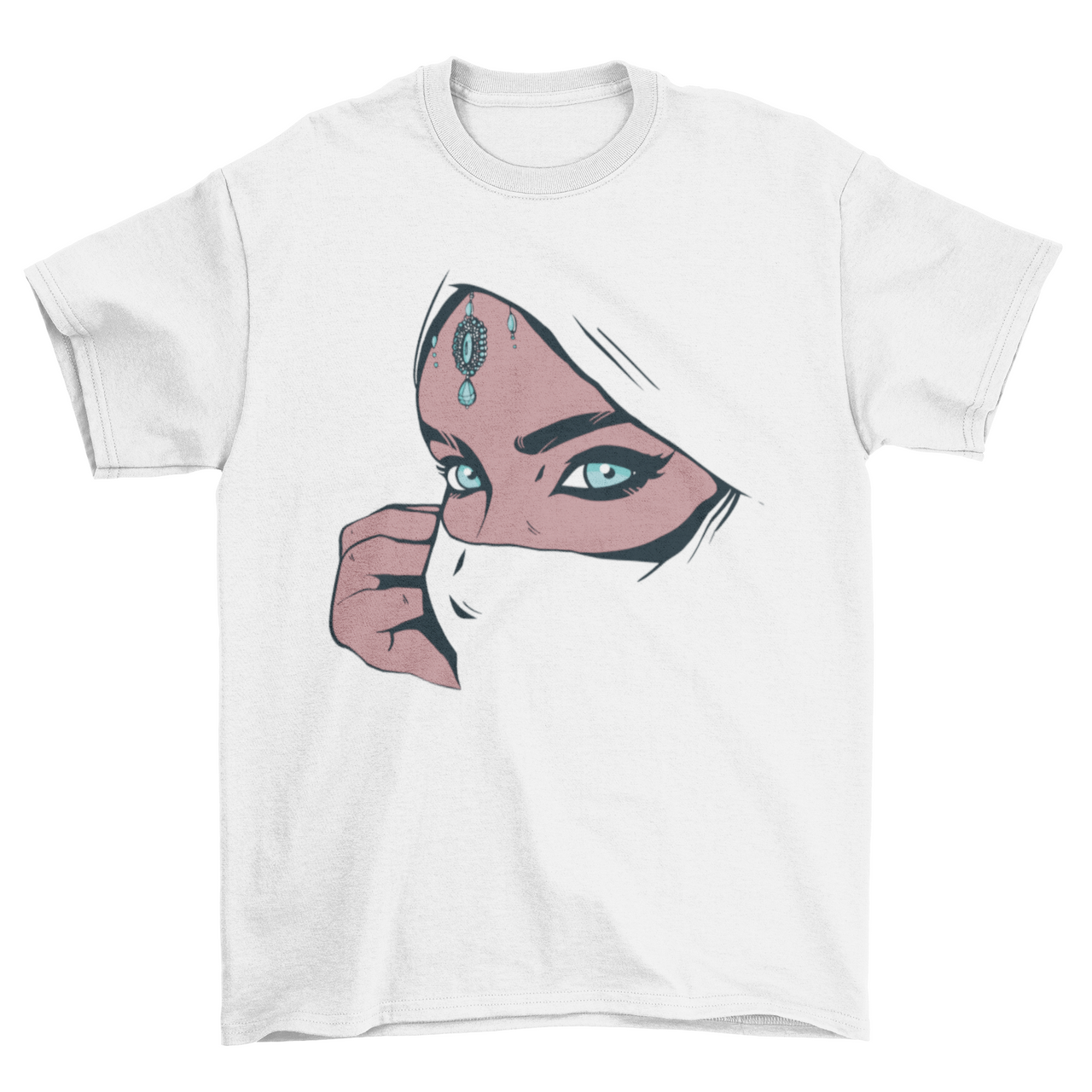 Arabic Woman T-Shirt – Stylish & Empowering Graphic Tee for Women - Modestly Vogue 