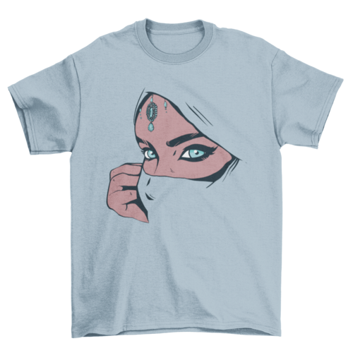 Arabic Woman T-Shirt – Stylish & Empowering Graphic Tee for Women - Modestly Vogue 