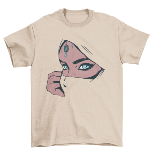 Arabic Woman T-Shirt – Stylish & Empowering Graphic Tee for Women - Modestly Vogue 