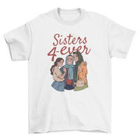 Hijab sisters 4 ever t-shirt - Modestly Vogue 