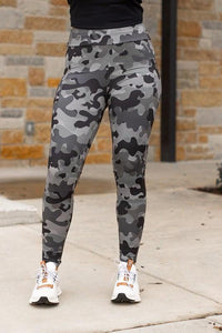 Ace Camo Full Length Leggings Activewear - Modestly Vogue 