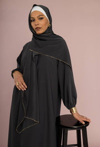 Medina silk abaya for women - Modestly Vogue 