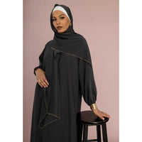 Medina silk abaya for women - Modestly Vogue 