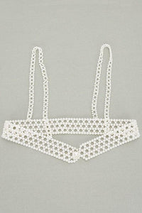 Braided Faux Pearl Harness Belt – Waist Accessory - Modestly Vogue 