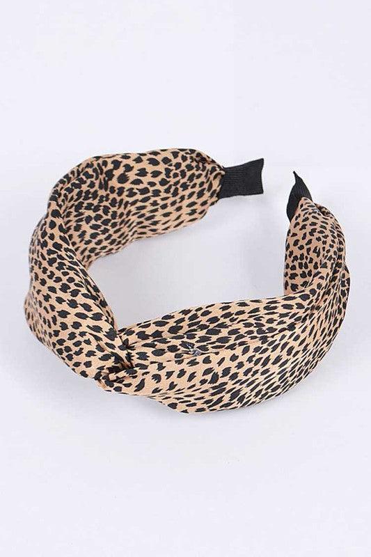 Hair Accessories for Women – Stylish & Elegant Hair Clips, Headbands & More | Modestly Vogue Animal Printed Top Knot Headband - Modestly Vogue 