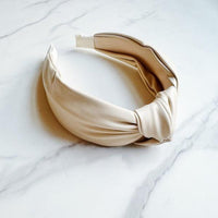 Hair Accessories – & Hair Clips, Headbands & More | Leather Better Knotted Headband - Modestly Vogue 