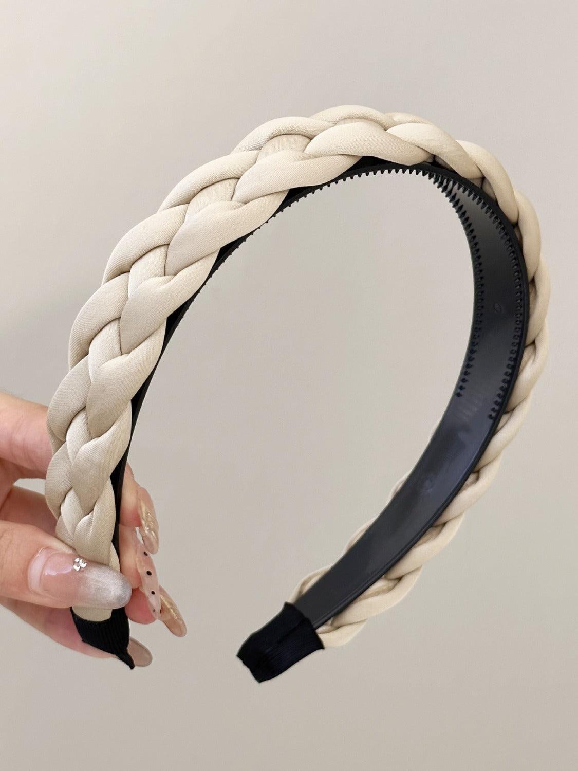 Hair Accessories for Women – Stylish & Elegant Hair Clips, Headbands & More | Modestly Vogue Polyester Braided Wide Headband - Modestly Vogue 