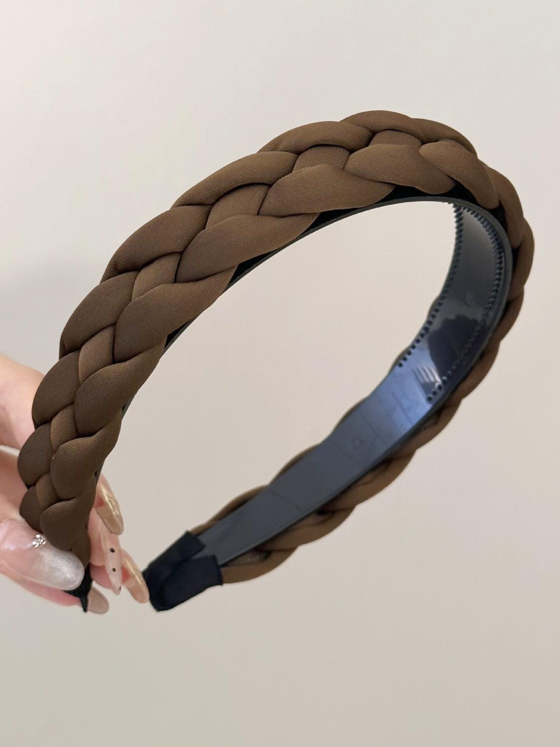 Hair Accessories for Women – Stylish & Elegant Hair Clips, Headbands & More | Modestly Vogue Polyester Braided Wide Headband - Modestly Vogue 