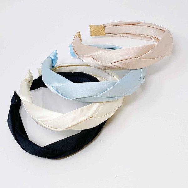 Hair Accessories for Women – Stylish & Elegant Hair Clips, Headbands & More | Modestly Vogue Satin Silk Braid Headband - Modestly Vogue 