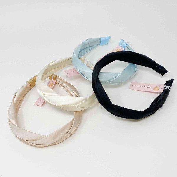 Hair Accessories for Women – Stylish & Elegant Hair Clips, Headbands & More | Modestly Vogue Satin Silk Braid Headband - Modestly Vogue 