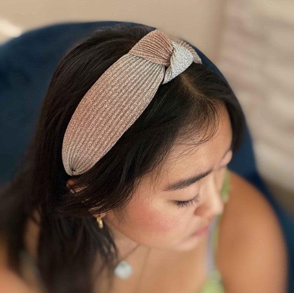 Hair Accessories for Women – Stylish & Elegant Hair Clips, Headbands & More | Modestly Vogue Shimmer Pleats Headband - Modestly Vogue 