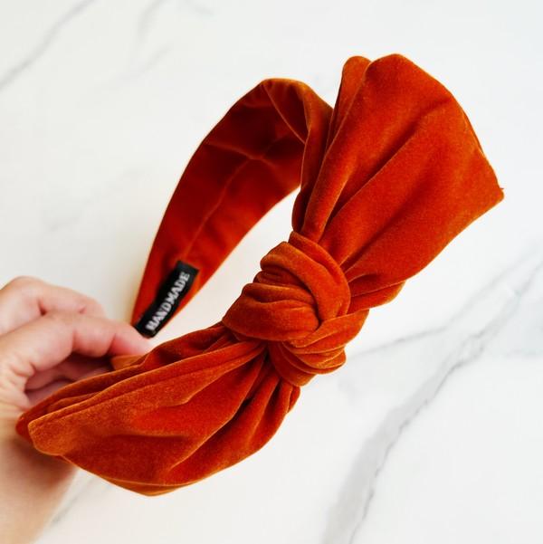 Hair Accessories for Women – Stylish & Elegant Hair Clips, Headbands & More | Modestly Vogue Structured Velvet Bow Headband - Modestly Vogue 