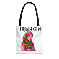 Colorful Hijabi Girl Tote Bag - Stylish and Functional for Every Occasion - Modestly Vogue 