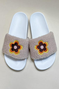 Boho Chic Cozy Socks Slippers – Footwear Collection | Novelty Sherpa Slides - Modestly Vogue 