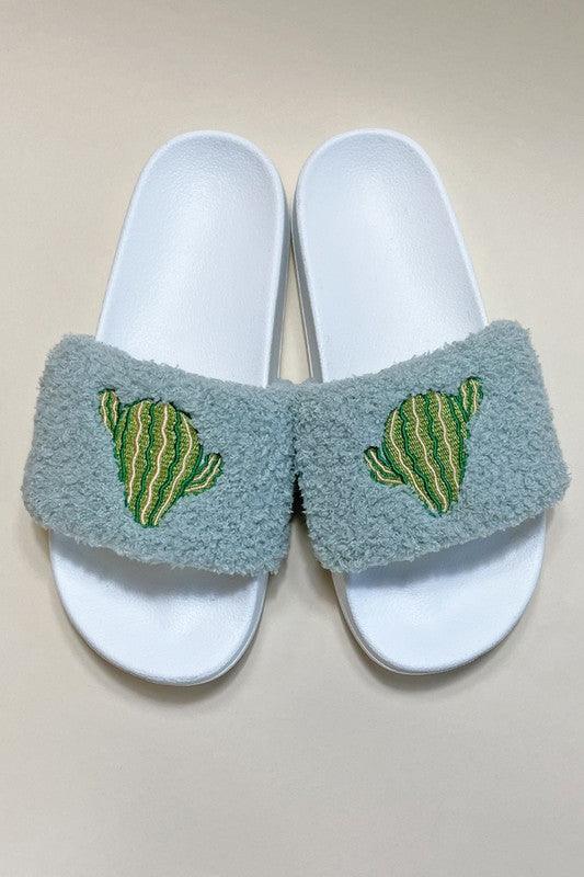 Boho Chic Cozy Socks Slippers – Footwear Collection | Novelty Sherpa Slides - Modestly Vogue 