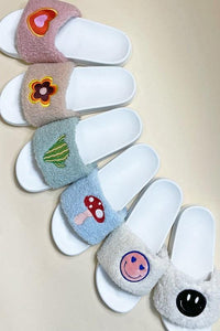 Boho Chic Cozy Socks Slippers – Footwear Collection | Novelty Sherpa Slides - Modestly Vogue 