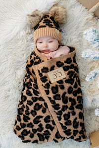 Cozy & Trendy CC Beanie Hats for Women – Shop Stylish Winter Beanies | Modestly Vogue CC Baby Leopard Beanie & Blanket Set - 2 Sizes - Modestly Vogue 