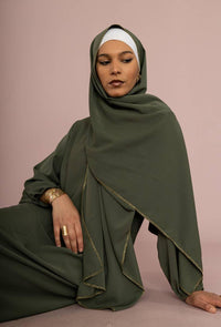 Medina silk abaya for women - Modestly Vogue 