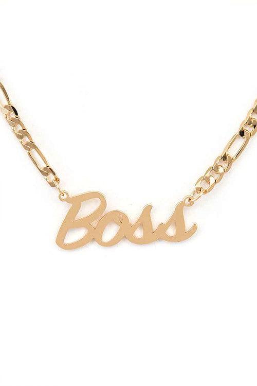 – | BOSS Pendant Necklace Set - Modestly Vogue 