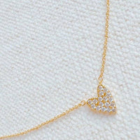 – | Mini Heart Big Love Necklace - Modestly Vogue 