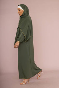 Medina silk abaya for women - Modestly Vogue 