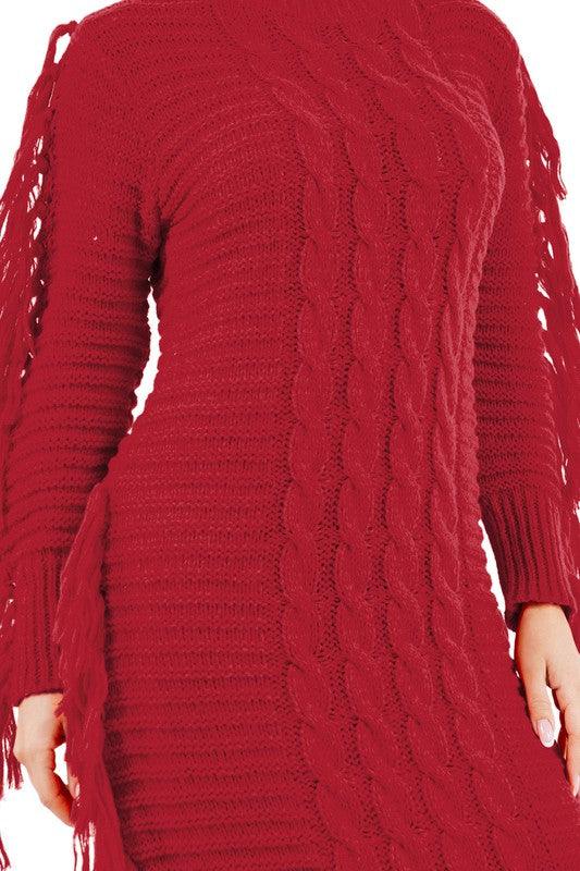 FASHION SWEATER DRESS - Modestly Vogue 