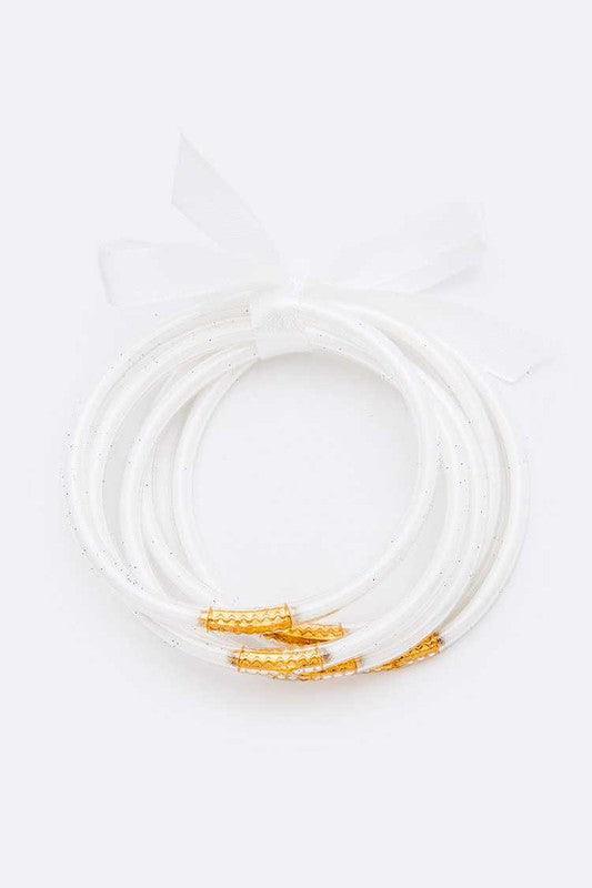 Gold Dust Stacking Bracelet Set - Modestly Vogue 