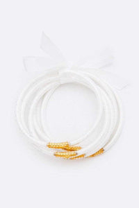 Gold Dust Stacking Bracelet Set - Modestly Vogue 