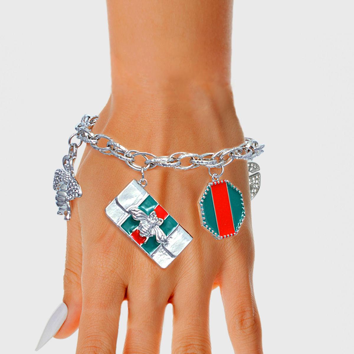 Fashionable Bracelets for Women – Stylish & Elegant Collection | Modestly Vogue Red & Green Radiance: Zawadi Charm Bracelet - Modestly Vogue 