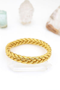 Single Mantra Bangle, Braided Thai Buddhist Temple Bracelet Each Sold Seperately - Modestly Vogue 