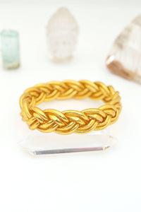 Single Mantra Bangle, Braided Thai Buddhist Temple Bracelet Each Sold Seperately - Modestly Vogue 