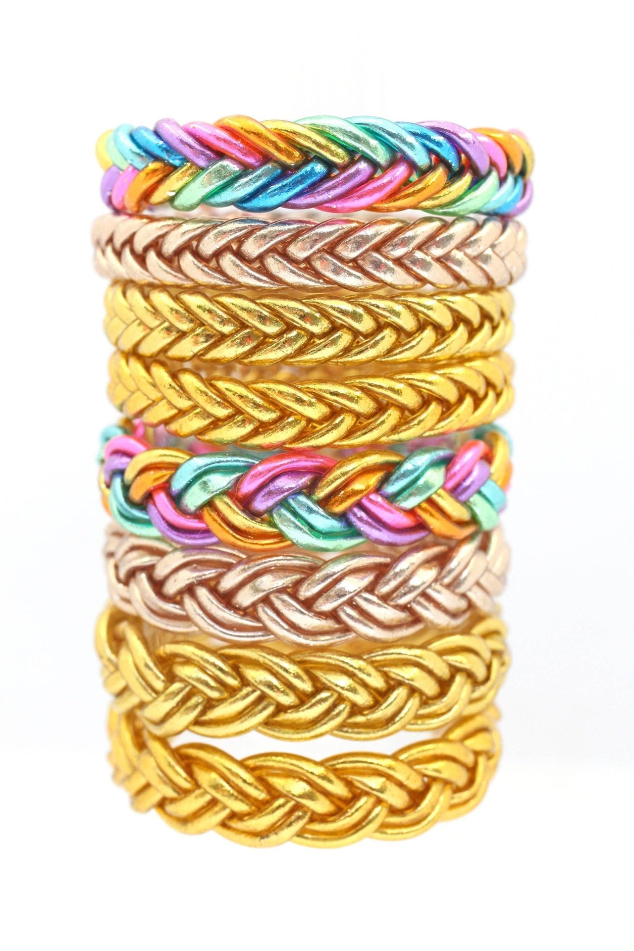 Single Mantra Bangle, Braided Thai Buddhist Temple Bracelet Each Sold Seperately - Modestly Vogue 