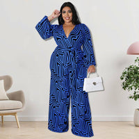 Curvy Fit | & Plus-Size Clothing | Plus Size Women Clothes Long Sleeve One Piece Straight Leg Pants - Modestly Vogue 