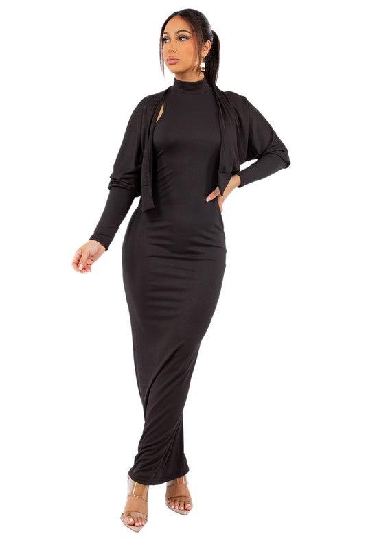 Curvy Fit | Comtable Plus-Size Clothing | TWO PIECE DRESS SET - Modestly Vogue 