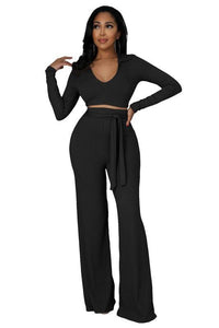 Curvy Fit | & Plus-Size Clothing | TWO PIECE PANTS SET - Modestly Vogue 