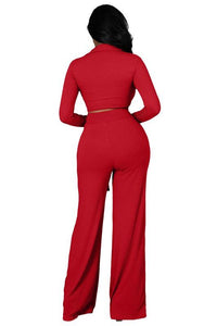 Curvy Fit | & Plus-Size Clothing | TWO PIECE PANTS SET - Modestly Vogue 