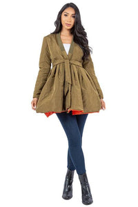 Flattering Curvy Fit | Plus-Size Clothing | WOMEN FASHION PUFFER JACKET DRESS OUTERWEAR - Modestly Vogue 