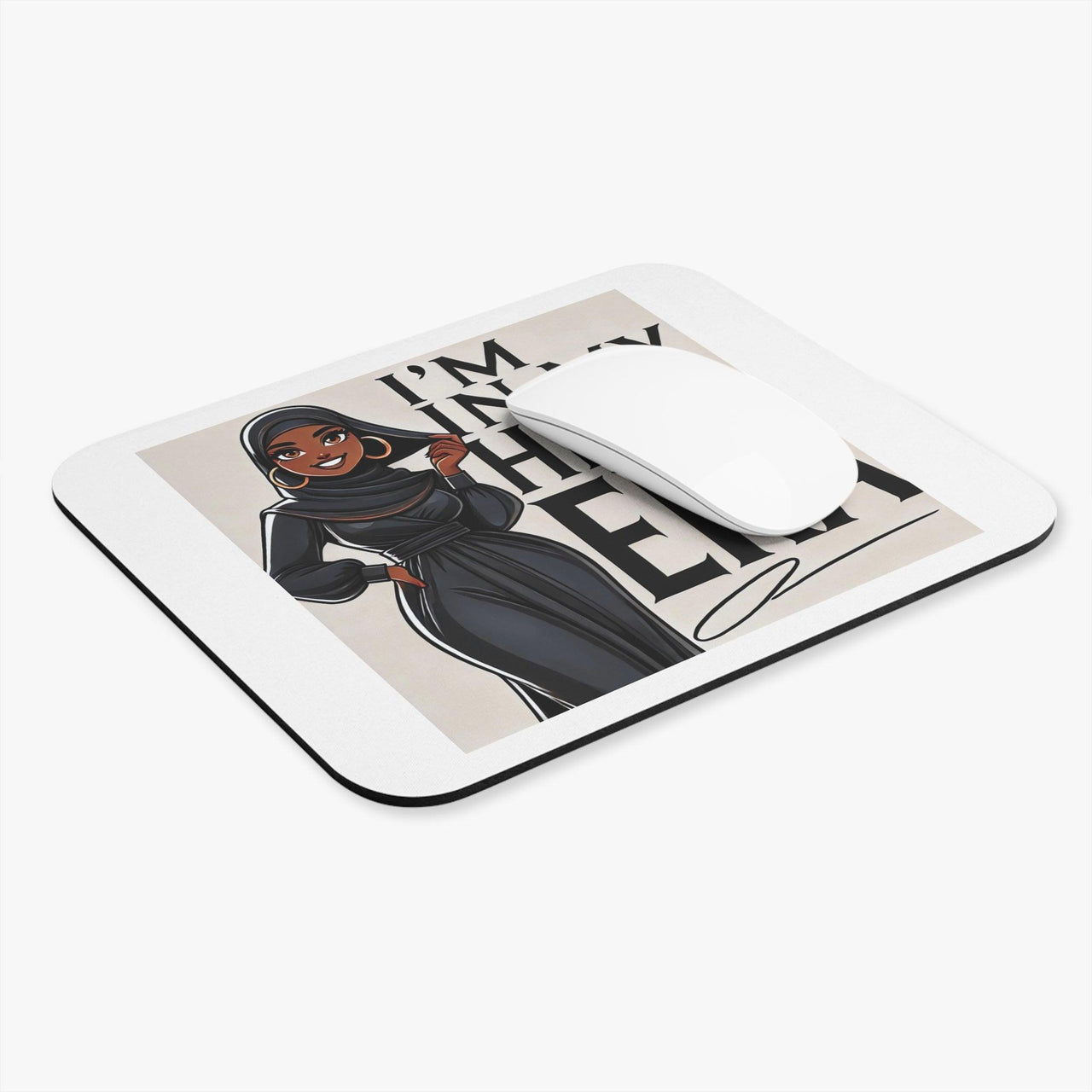 Hijabi Girl Mouse Pad (Rectangle) - Modestly Vogue 