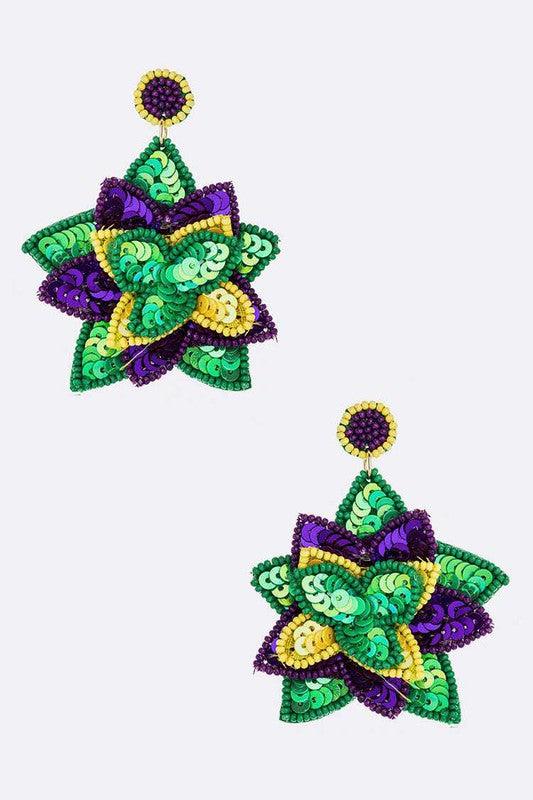 – Festive Fashion Accessories the Season | – | Mardi Gras Flower - Modestly Vogue 