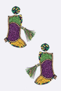 – Festive Fashion Accessories the Season | – | Mardi Gras Boots Beaded - Modestly Vogue 