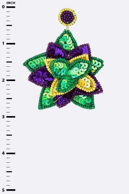 – Festive Fashion Accessories the Season | – | Mardi Gras Flower - Modestly Vogue 