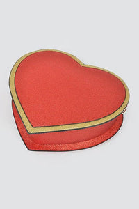 Glitter Heart Shape Novelty Crossbody Bag - Modestly Vogue 