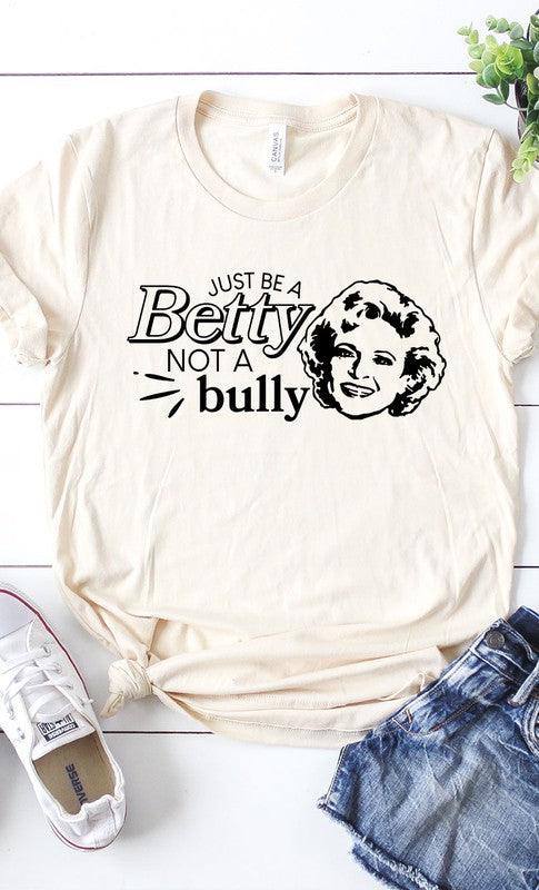 Just Be A Betty Graphic Tee - Modestly Vogue 