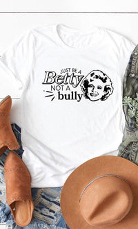 Just Be A Betty Graphic Tee - Modestly Vogue 