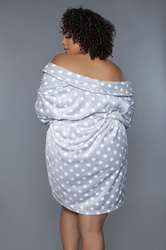 Kaylee Robe Polka Dot - Modestly Vogue 